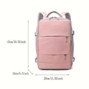 Stylish Women's Waterproof Multifunction Backpack with Shoe Storage