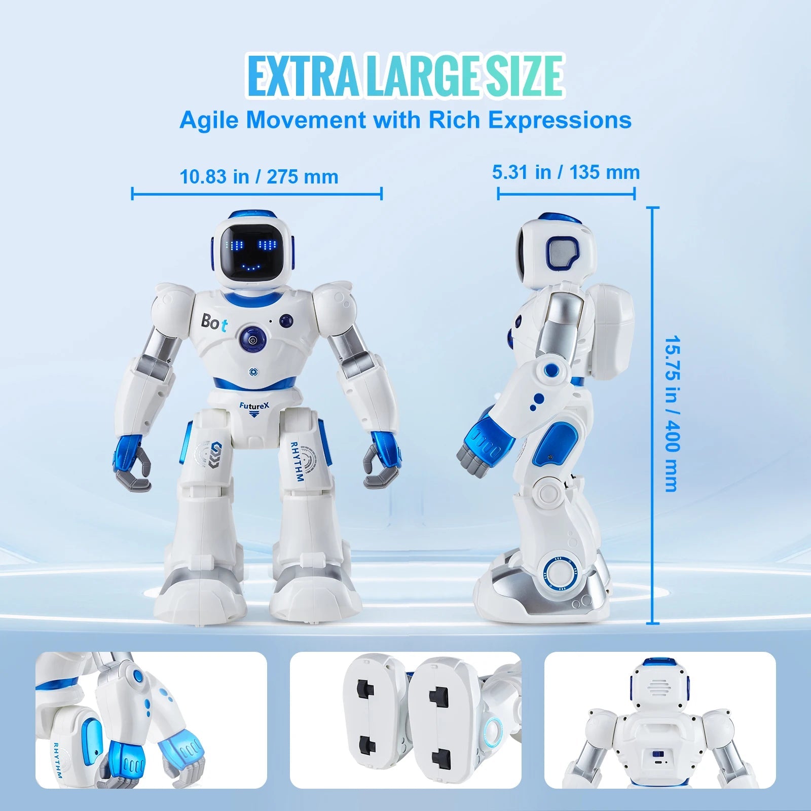 SucceBuy App Controlled Dancing RC Robot Toy For Kids Ages 3 And Up