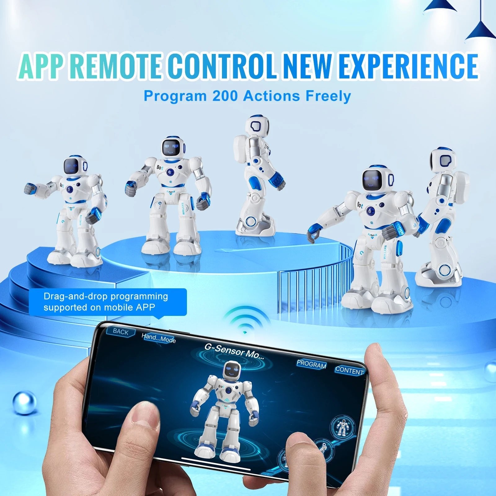 SucceBuy App Controlled Dancing RC Robot Toy For Kids Ages 3 And Up