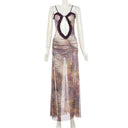 Sultry Maxi Dress High Street Beach Elegance Style
