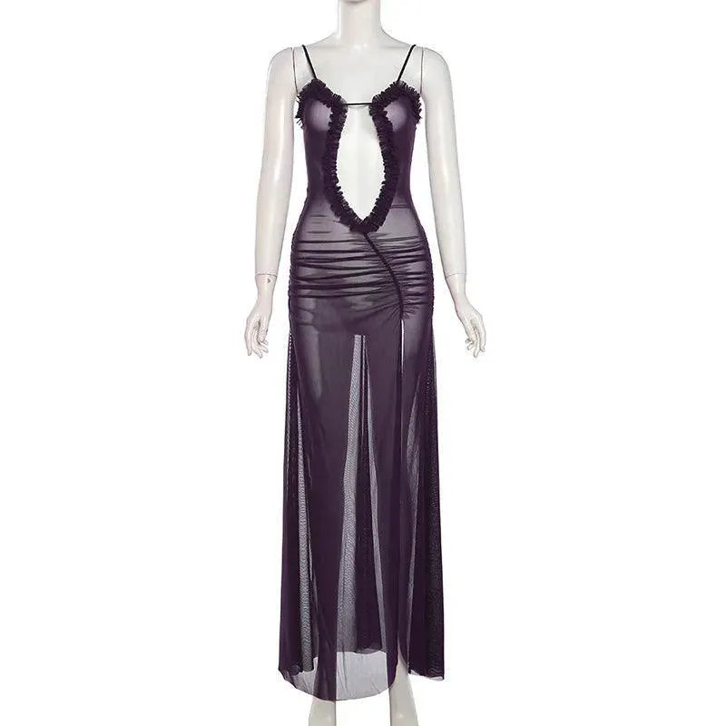 Sultry Maxi Dress High Street Beach Elegance Style