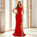 Sultry Ruffled Evening Dress for Sophisticated Style