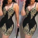 Sultry V-Neck Mini Dress Chic Night Out Statement Piece