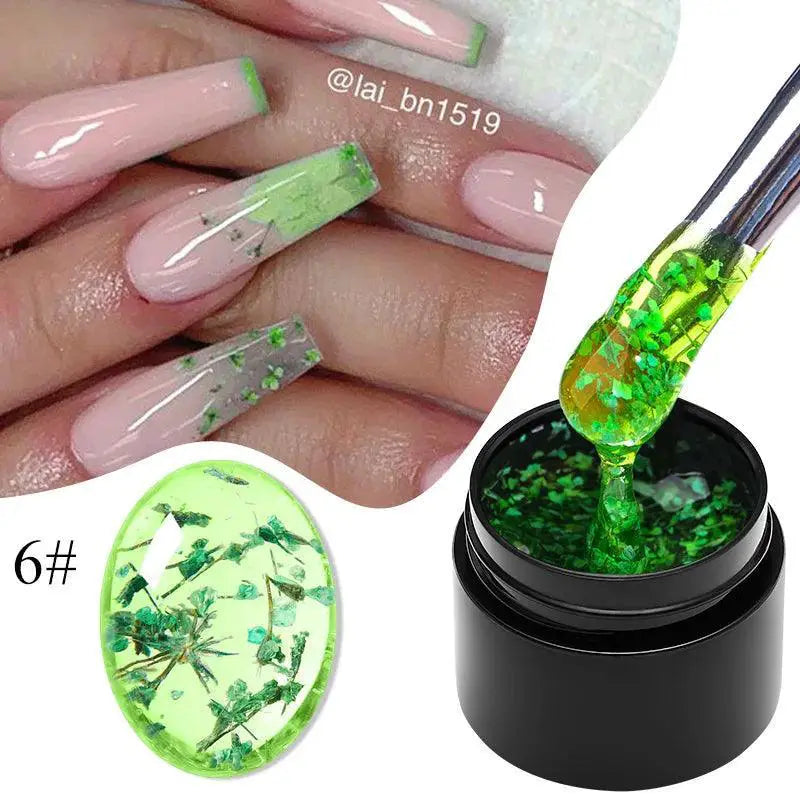 Summer Blossom Floral Gel Nail Polish Pink Purple Blue 50ml
