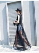 Lace Maxi Skirt for Women Comfort