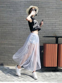 Lace Maxi Skirt for Women Comfort