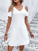 Summer Chic Hollow-Out Dress Stylish Vacation Fashion