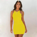 Summer Club Bodycon Dress - Elegant Sleeveless Women's Dress