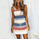Summer Flirty Backless Mini Dress Chic Beachwear Outfits