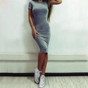 Summer Floral Bodycon Midi Dress Radiate Confidence in Style