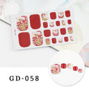 Summer Vibes Nail Sticker Set for Stylish Toe Nail Art