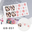 Summer Vibes Nail Sticker Set for Stylish Toe Nail Art