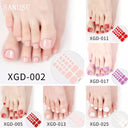 Summer Vibes Nail Sticker Set for Stylish Toe Nail Art