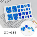Summer Vibes Nail Sticker Set for Stylish Toe Nail Art
