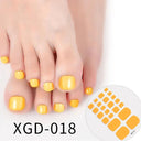 Summer Vibes Nail Sticker Set for Stylish Toe Nail Art