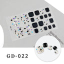 Summer Vibes Nail Sticker Set for Stylish Toe Nail Art