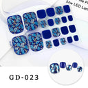 Summer Vibes Nail Sticker Set for Stylish Toe Nail Art