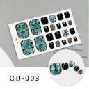 Summer Vibes Nail Sticker Set for Stylish Toe Nail Art