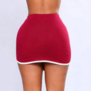 Summer White Side Fitness Skirt with Pockets Chic Joggers