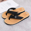 SummitSun Men Summer Slippers - Non Slip Beach Flip Flops For Indoor Outdoor Use