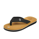 SummitSun Men Summer Slippers - Non Slip Beach Flip Flops For Indoor Outdoor Use