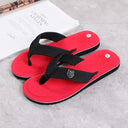 SummitSun Men Summer Slippers - Non Slip Beach Flip Flops For Indoor Outdoor Use