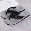 SummitSun Men Summer Slippers - Non Slip Beach Flip Flops For Indoor Outdoor Use
