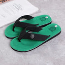 SummitSun Men Summer Slippers - Non Slip Beach Flip Flops For Indoor Outdoor Use