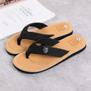 SummitSun Men Summer Slippers - Non Slip Beach Flip Flops For Indoor Outdoor Use