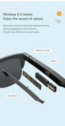 Sunglasses with Call Audio and UV