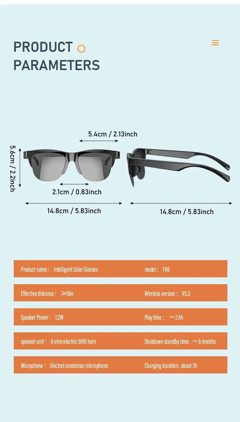 Sunglasses with Call Audio and UV — product view 20