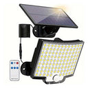 SunGuard 106LED Solar Outdoor Lights Motion Sensor Wall Flood Lamp - Bright Auto
