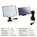 SunGuard 106LED Solar Outdoor Lights Motion Sensor Wall Flood Lamp - Bright Auto