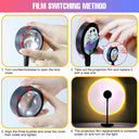 Sunset LED Projector Night Light Colorful Rainbow Lamp