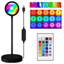 Sunset LED Projector Night Light Colorful Rainbow Lamp