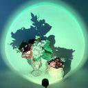 Sunset Projection Lamp: Versatile USB Night Light Delight