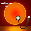 Sunset Projection Lamp: Versatile USB Night Light Delight