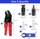 Sturdy PV Crimp Tool Set for Solar Pros