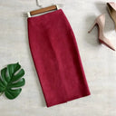 Flattering Pencil Midi Skirt For Women