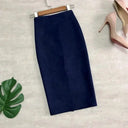 Flattering Pencil Midi Skirt For Women