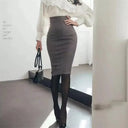 Flattering Pencil Midi Skirt For Women