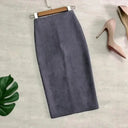 Flattering Pencil Midi Skirt For Women
