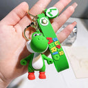 Super Mario Keychain Action Figures Set Collectible PVC Toys