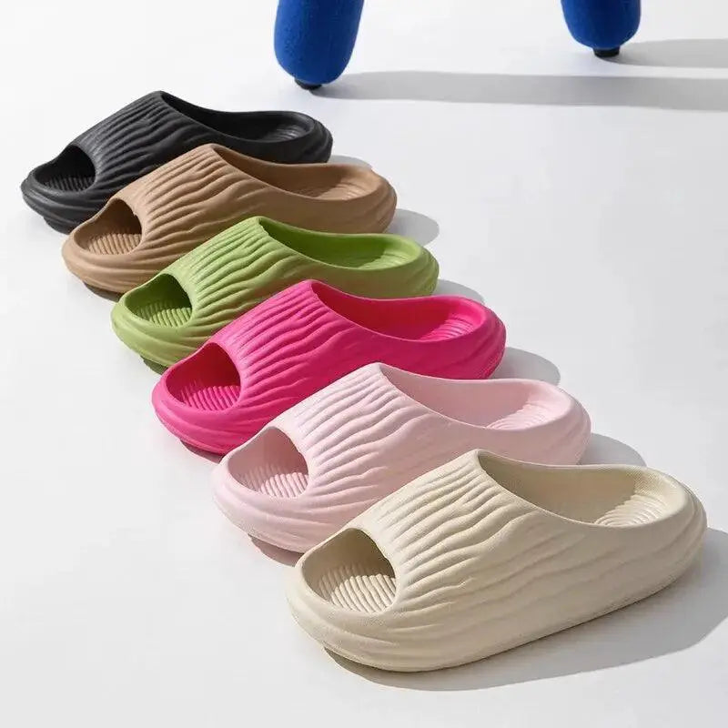 Super Soft Eva Platform Slides Stylish Non Slip Slippers