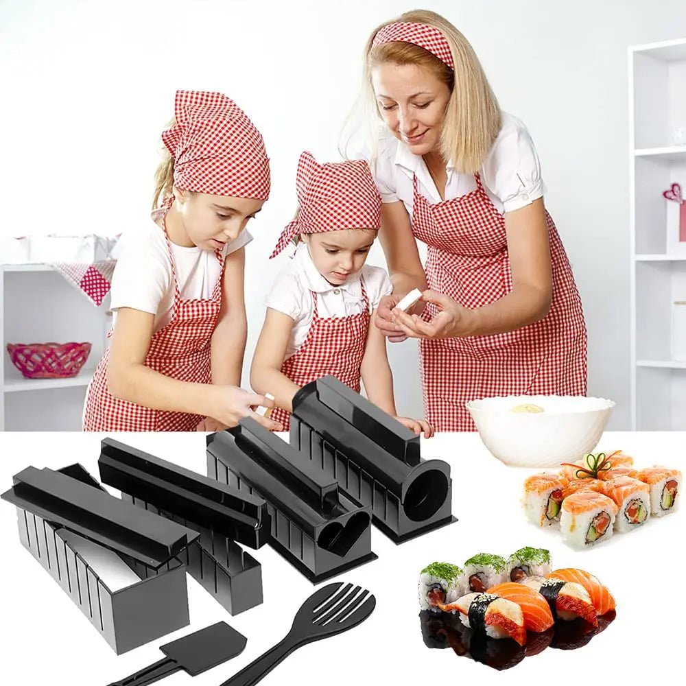 Sushi Making Kit With Complete Sushi Molds For Beginners Ten Piece Set For Meals