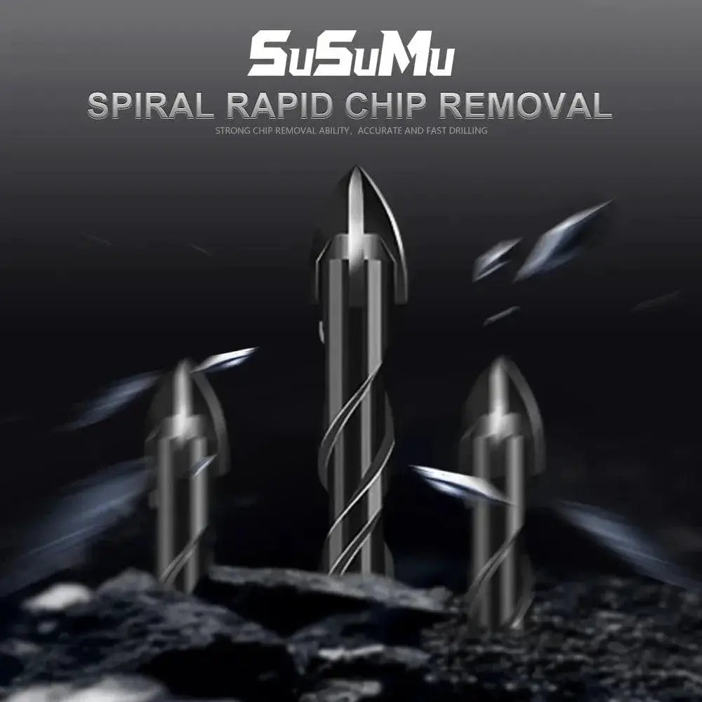 SuSuMu Hex Tile Drill Bits Set for Glass Ceramic Concrete