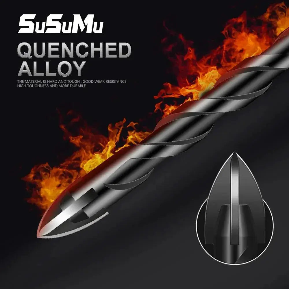 SuSuMu Hex Tile Drill Bits Set for Glass Ceramic Concrete