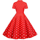OurLume Dress for Women Swing Dot Print