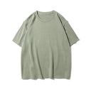 SYCPMAN Men's Oversized Heavy Cotton Tee Trendy Japan Style