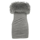 Flattering Dress for Women Backless Wrap